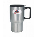 "No Spill Insulated Mug w/ Handle
